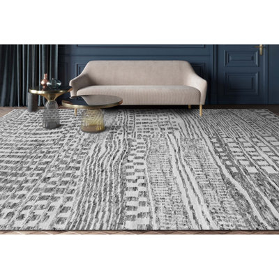 Moroccan Wool Abstract Indoor Rug