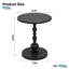 Table de bout vintage rétro en fer forgé pour chambre à coucher et salon-1600864384