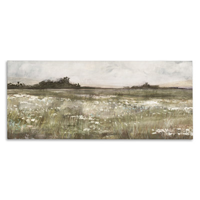 " Rural Country Meadow " by Nina Blue Painting Print