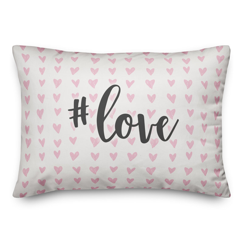 Coussin décoratif Hashtag Love