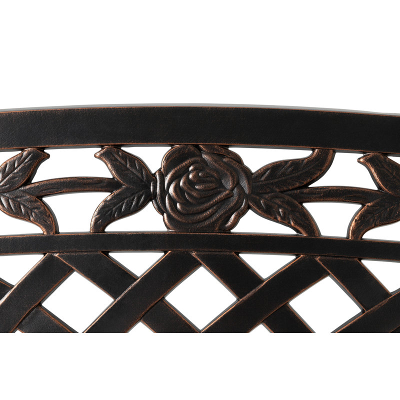 Banc en aluminium moulé Vistamar