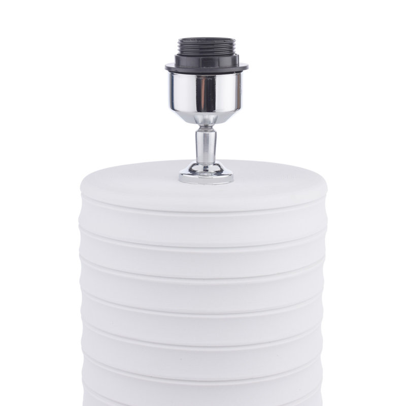 Pascha Table Lamp White Ceramic Base Only