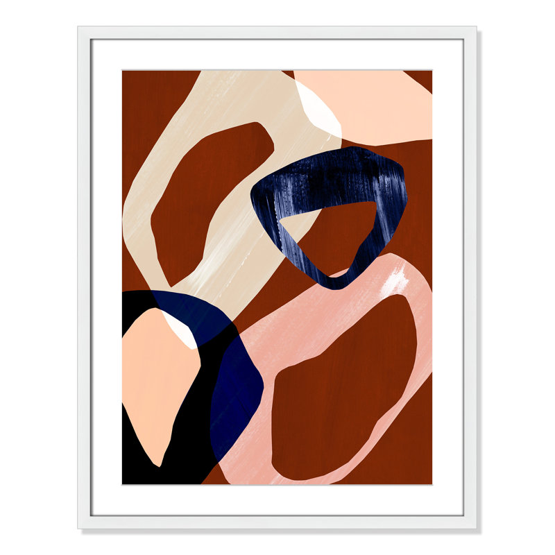 Loop I Print par Violets Print House, Blanc satiné, L 23,5 po x H 29,5 po, Imprimé mat