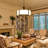 5 - Lights Dimmable Drum Chandelier-473918393