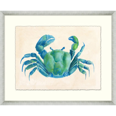 Modern Blue Crab 4 Painting