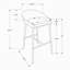 Ensemble de 2 tabourets de bar Hollinger-1120294084