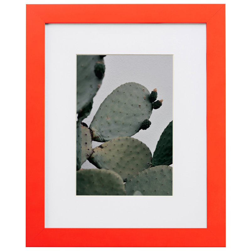 Cadre photo confetti 0,875 po Confetti, L 20 po x H 30 po avec passe-partout l 16 po x H 2, Orange