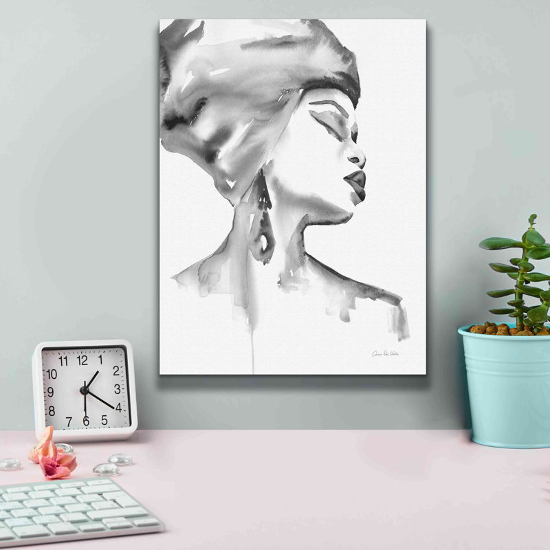 «Woman III BW» par Alan Majchrowicz, estampe numérique sur toile, L 12 po x H 16 po