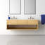 Redbridge 60'' Double Wall Mounted Bathroon Vanity with Quartz Top