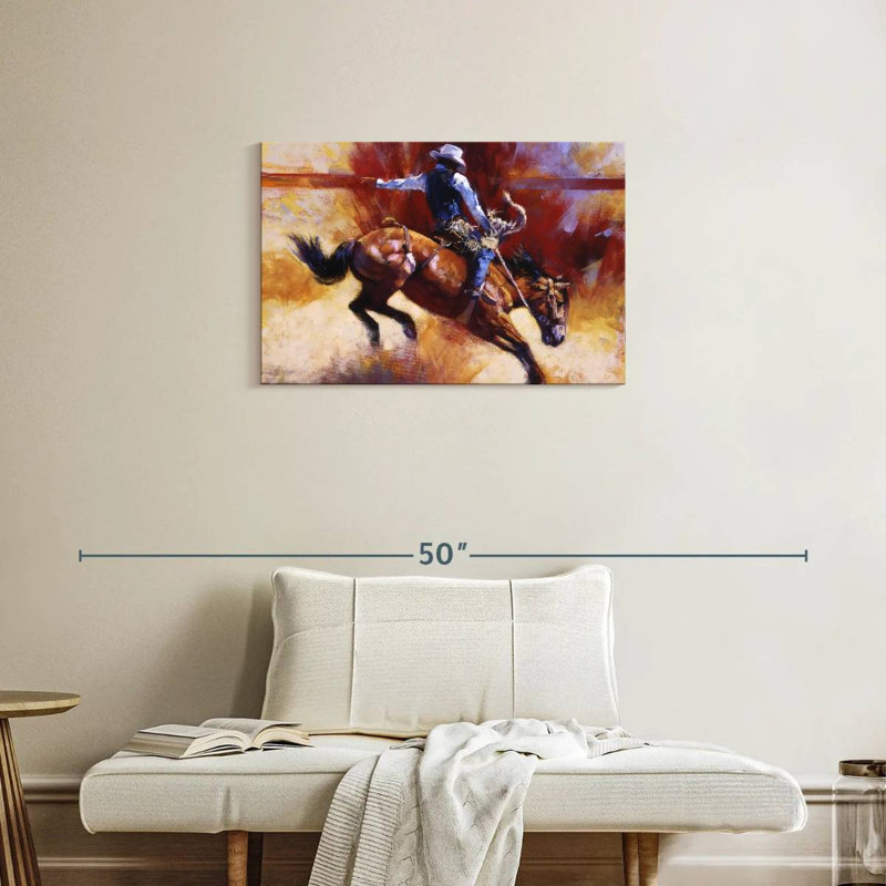 Sireci Yeehaw, 20" H x 30" W