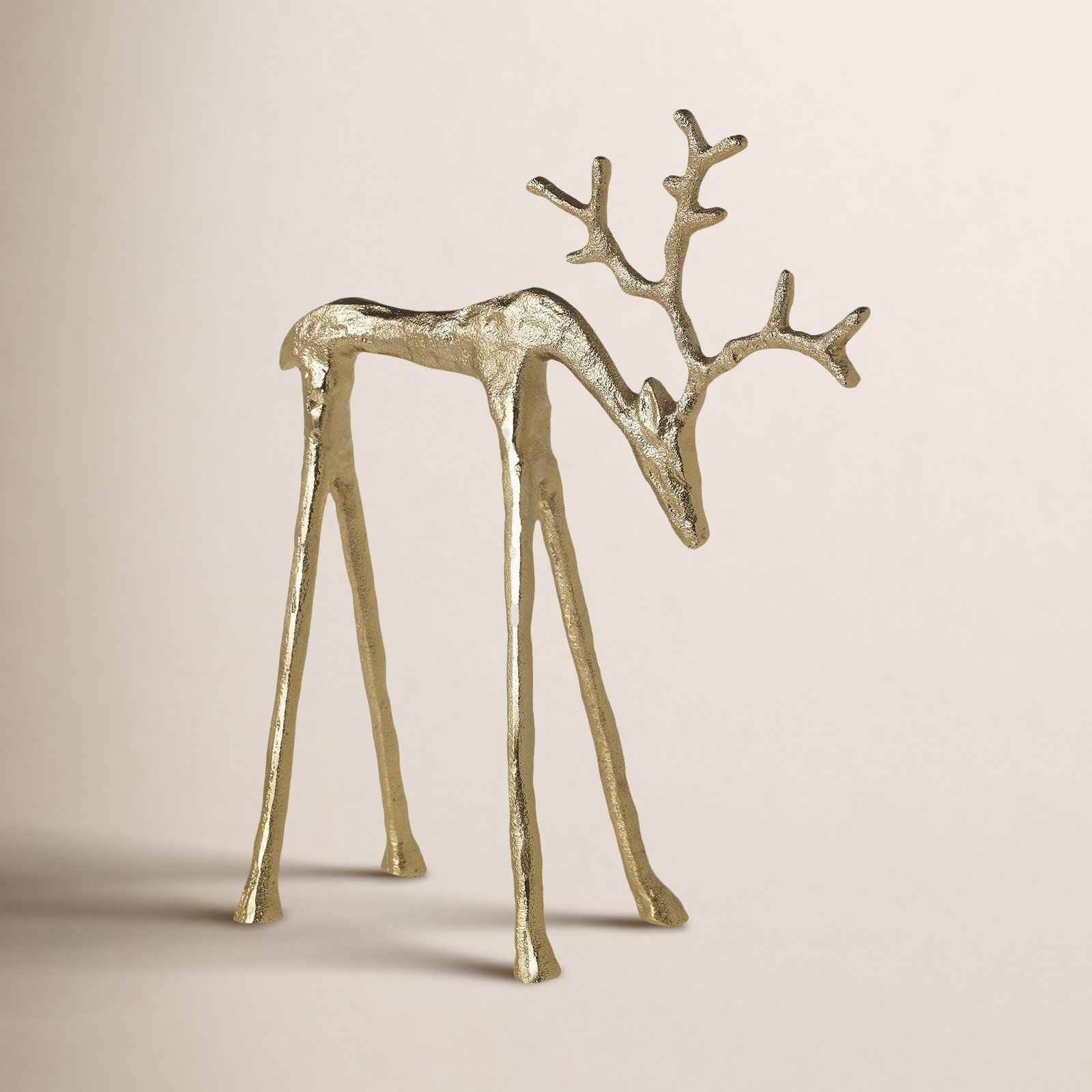 Reindeer Decorative Accent, 10.5" H x 8.5" W x 3.5" D