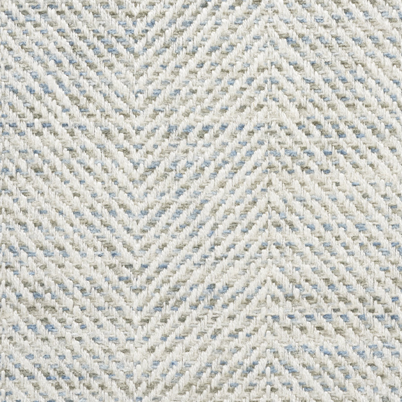 Herringbone Fabric, Sky