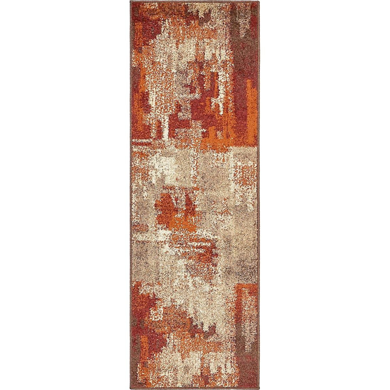 Abstract Indoor Rug, Runner 2' x 6'