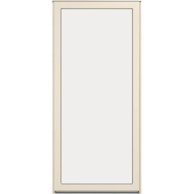 60MT Maximum View Reversible Hinge Storm Door Full-View with Interchangeable Screen (Low-E Glass)
