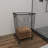 Metal Deep Set Metal Mesh Laundry Basket Storage Cart with Wheels and Handles-62972724-62972725
