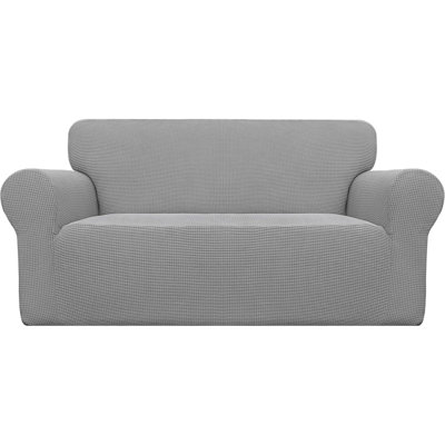 Housse de causeuse extensible 1 pièce Housse de canapé Housse de protection pour meuble Doux avec fond élastique pour enfants Polyester Spandex Jacquard