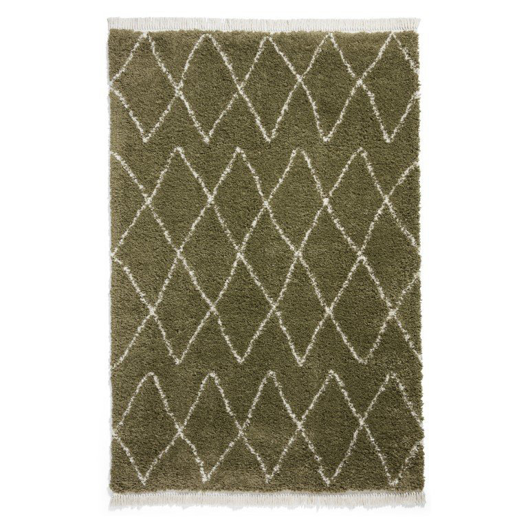 Pechler area rug Machine Woven Green, Rectangle 200 x 290cm