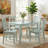 17.5'' H Solid Wood Side Chairs Modern Farmhouse Dinning Chairs Set of 4-1657262879