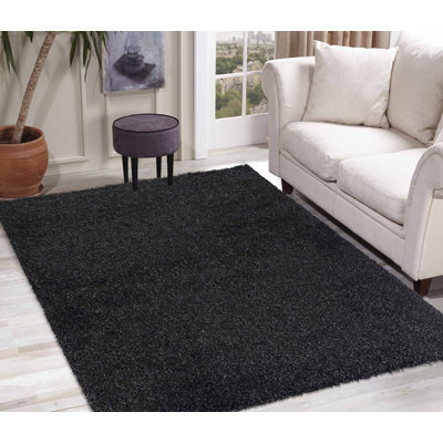Esterly Solid Colour Shag Area Rug