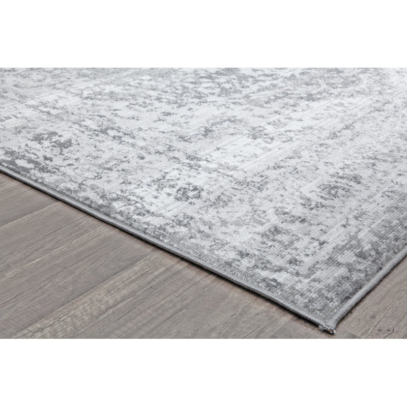 Tapis gris Freya, Rectangle 5 pi x 7 pi