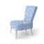 Chaise d'appoint Floral - Chaise d'appoint bleue à fleurs bleues-740104350