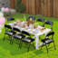 Chaises pliantes en cuir synthétique Crossland-731255796