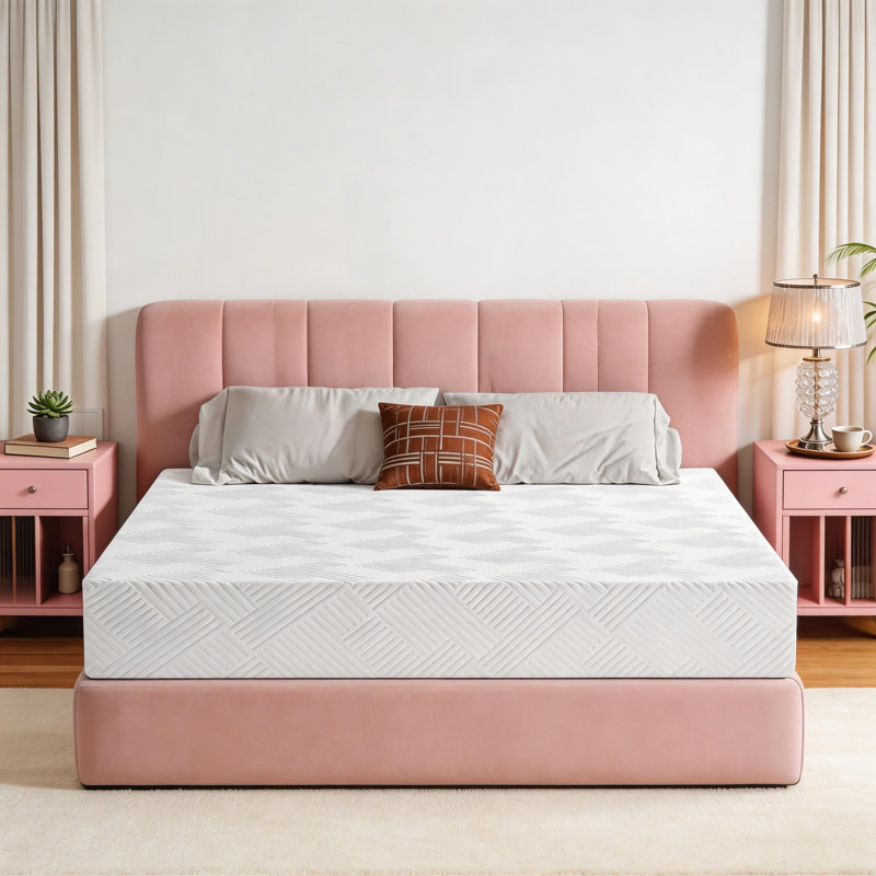 Medium Firm Mattress Memory Foam Mattress In A Box, Mattress For Back Pain, Pressure Relief,Certipur-Us, 10", RV King