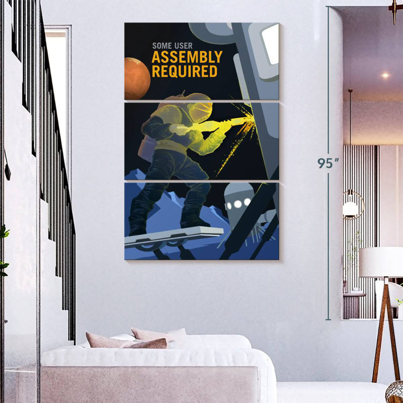 Oberle Mars Explorers Wanted Poster I, 74'' H x 48'' W