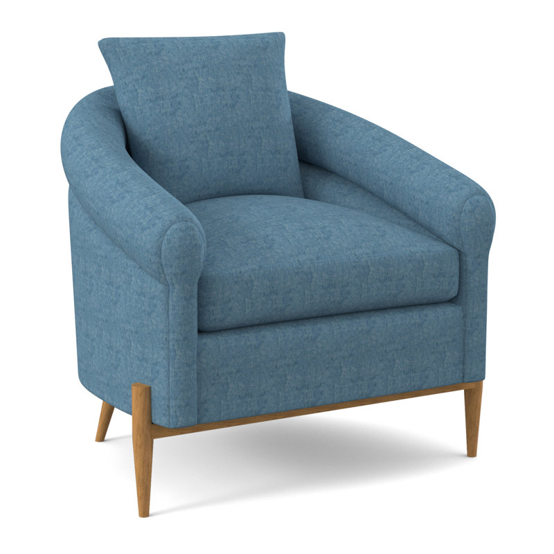 Jaxson Upholstered Armchair, Amber, Edworth Ocean Viscose