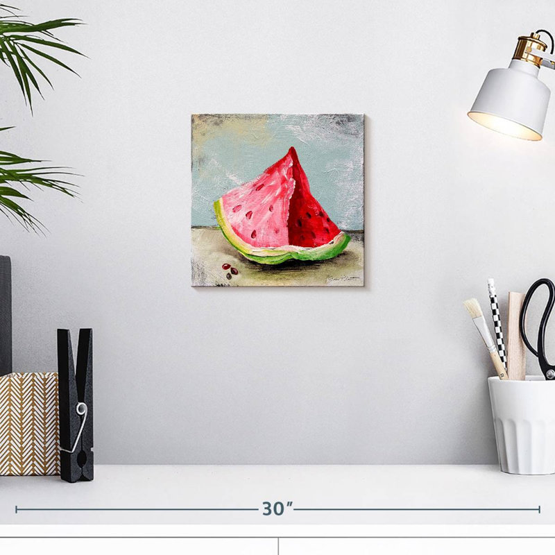 Yarlin - fruit de cuisine abstrait III, H 10 po x l 10 po