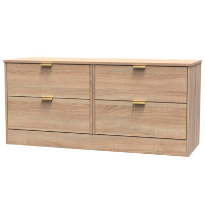 Chalene 115cm W 4 - Drawer Chest of Drawers