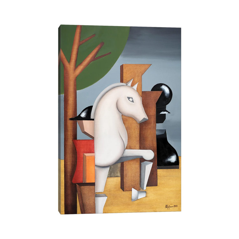 Chess by Alexander Trifonov - Wrapped Canvas Print, 20.32 cm H x 30.48 cm W