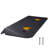 Rubber Threshold Ramp, 2" Rise Threshold Ramp Doorway, Recycled Rubber Power Threshold Ramp Rated 33069 lbs Load Capacity, Non-Slip Surface Rubber Solid Threshold Ramp for Wheelchair and Scooter-88769184