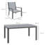 Fallston 6 - Person Plastic Patio Dining Set Rectangular Table-1785457062