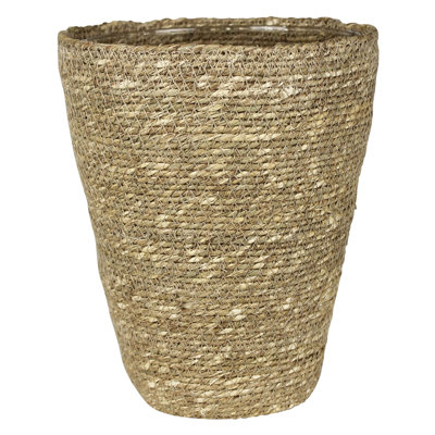 Brackenley Large Jute Wrapped Glass Hurricane