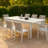 Basurto Salzer Extendable Aluminum Dining Table-84469429