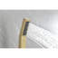 Système de douche en or brossé: pomme de pluie et douchette de 10 po à fixation au mur. Robinet double de salle de bain mural. Robinet de salle de bain avec valve et garniture. Buse autonettoyante. Conforme au tuyau standard américain. Processus d'installation facile
