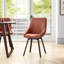 Kailyn Swivel Velvet Dining Chair with Steel Legs-438161198