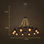 Lustre empire 10 lumières Priscyla