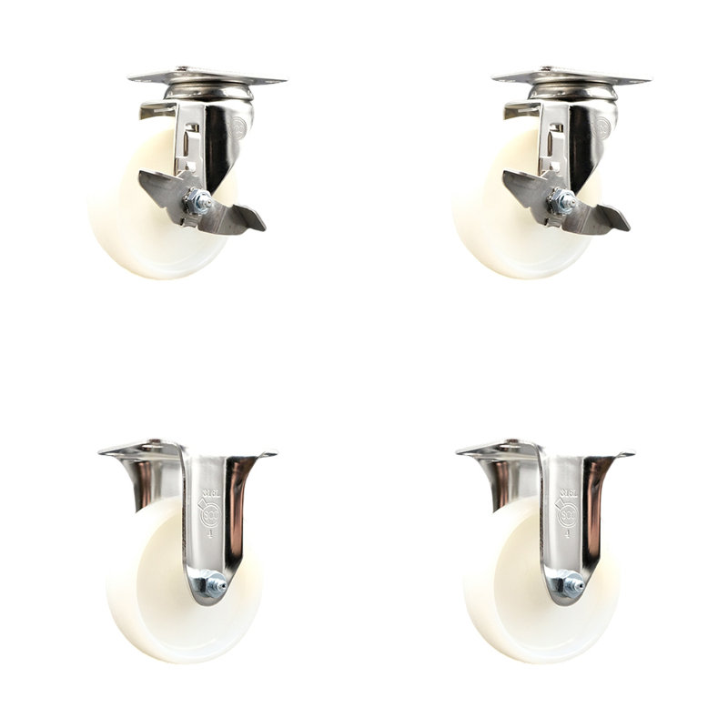 4 Piece Nylon Caster Set