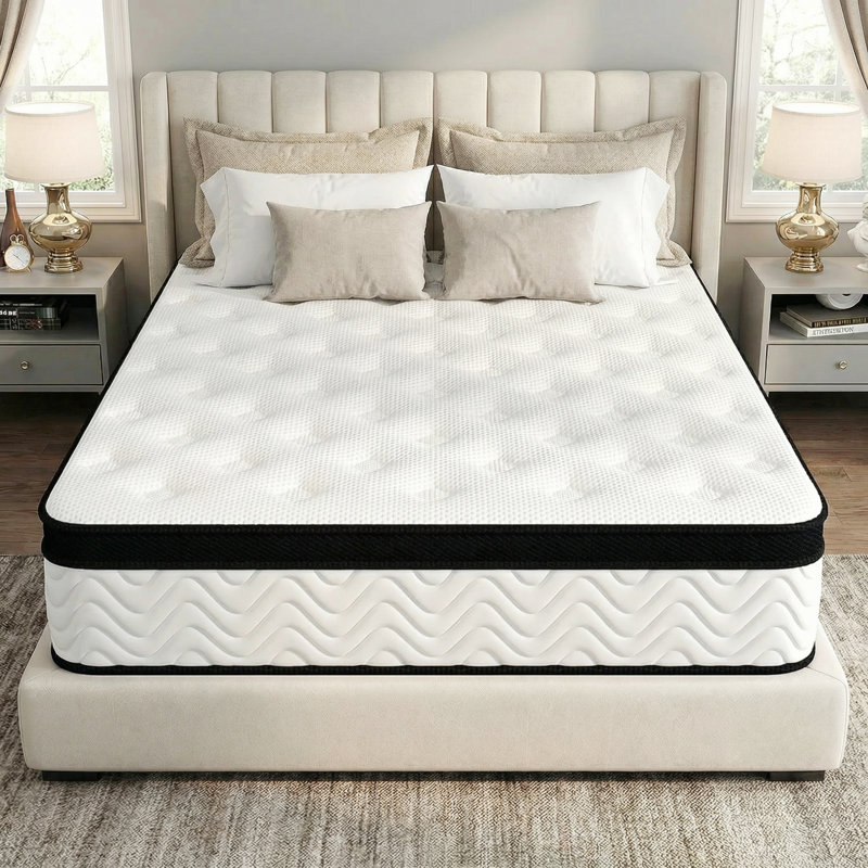 12" Cooling Gel Hybrid Mattress Medium Firm, Full