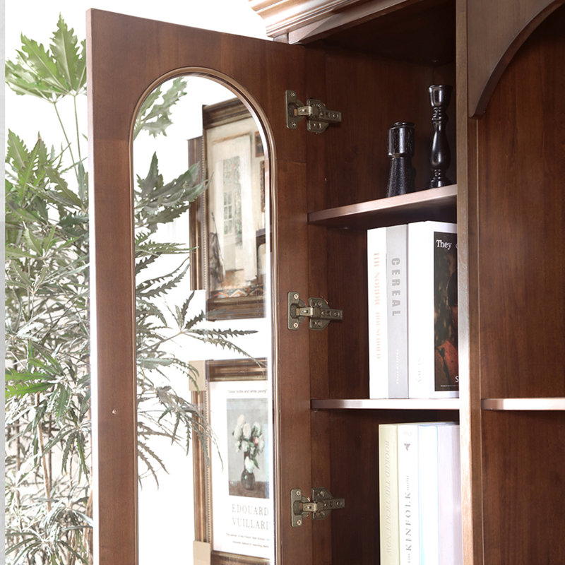 Bibliothèque rétro de style américain