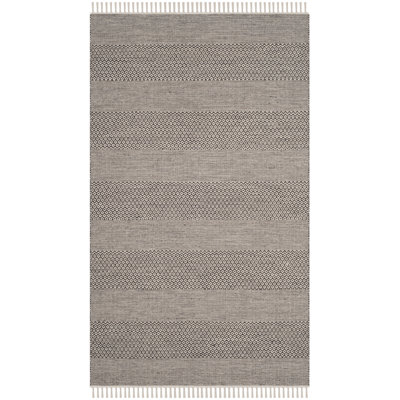 Bester Hand Woven Cotton Striped Rug