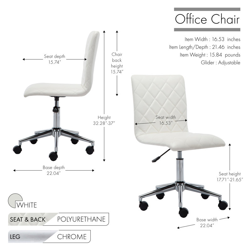 Office Chair, White