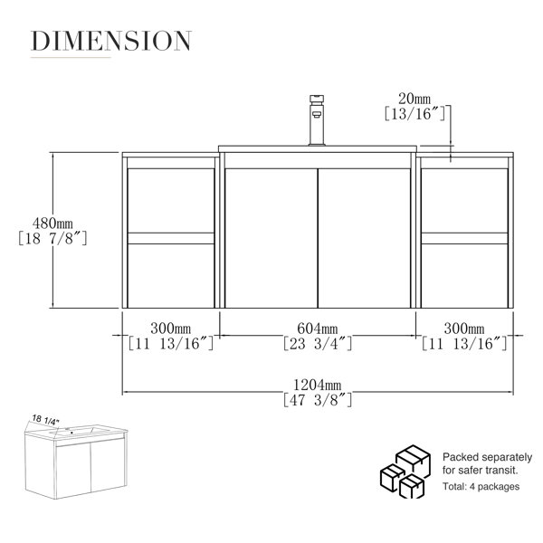 Dimensions du produit