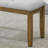 Darla Walnut Oak Dining Bench In Light Gray Fabric With Tufting