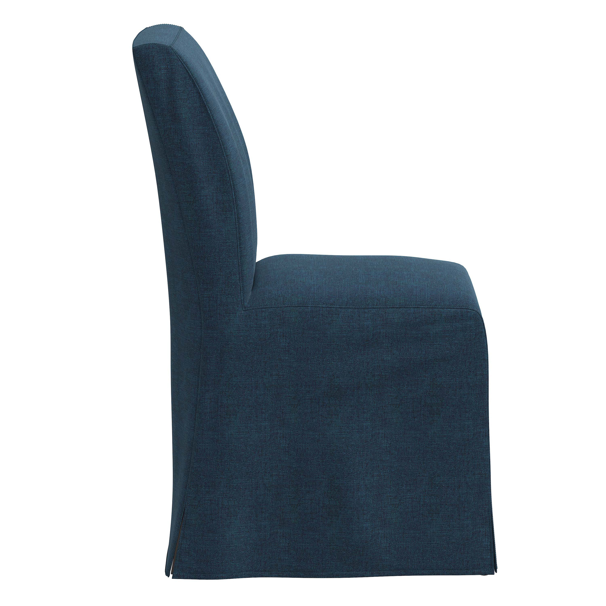 Sumatra Upholstered Parsons Chair, Zuma Navy