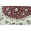 Wool Oriental Area Rug in Rust/Gold/Cream