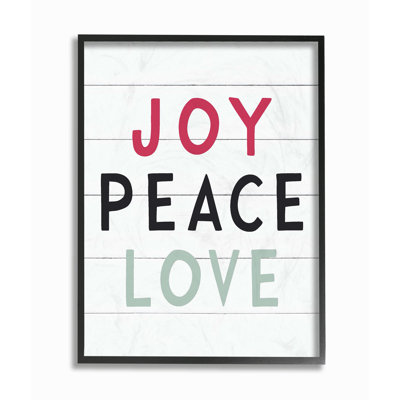 « fêtes en planches look joy love love typography », impression