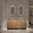 60" Freestanding Bathroom Vanity Base